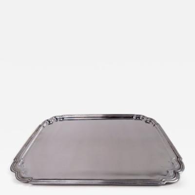  Tiffany Co Tiffany Modern Georgian Sterling Silver Rectangular Tray