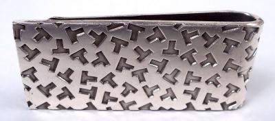  Tiffany Co Tiffany Modern Sterling Silver Key Ring Money Clip