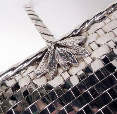  Tiffany Co Tiffany Modern Sterling Silver Picnic Basket Wine Cooler