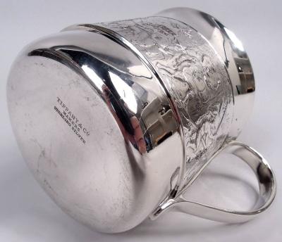  Tiffany Co Tiffany Old Fashioned Sterling Silver Children s Parade Baby Cup