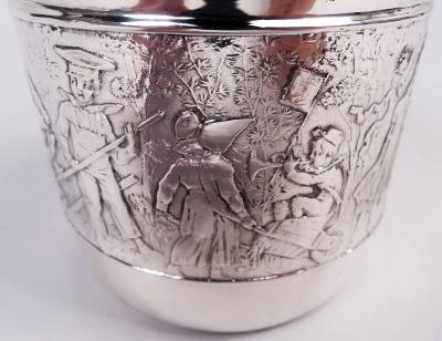  Tiffany Co Tiffany Old Fashioned Sterling Silver Children s Parade Baby Cup