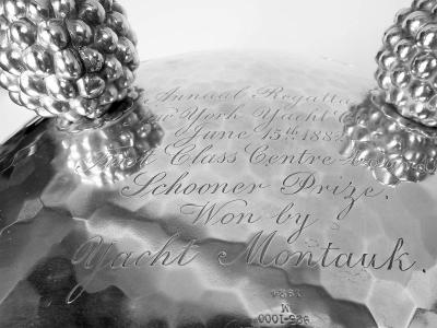  Tiffany Co Tiffany Seahorse Centerpiece Trophy Bowl for New York Yacht Club