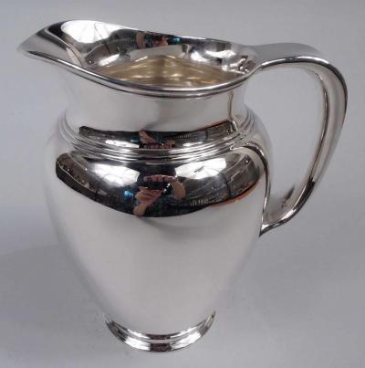 Tiffany Co Tiffany Spare Heavy Modern Sterling Silver Water Pitcher