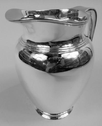  Tiffany Co Tiffany Spare Heavy Modern Sterling Silver Water Pitcher