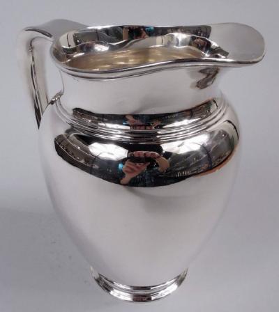  Tiffany Co Tiffany Spare Heavy Modern Sterling Silver Water Pitcher
