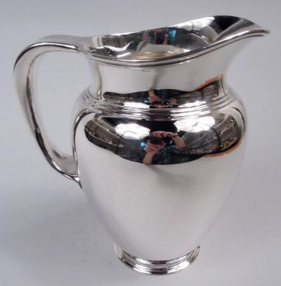  Tiffany Co Tiffany Spare Heavy Modern Sterling Silver Water Pitcher