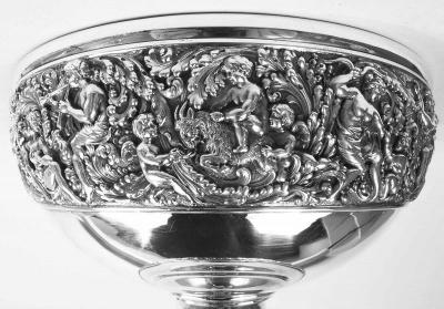  Tiffany Co Tiffany Sterling Silver Centerpiece Bowl in Beaux Arts Olympian