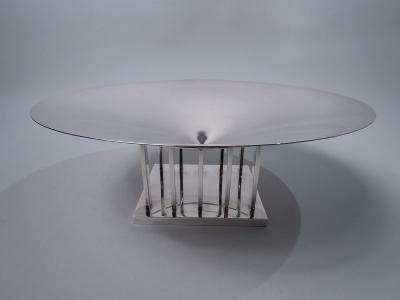  Tiffany Co Tiffany Sterling Silver Centerpiece Designed by Frank Lloyd Wright