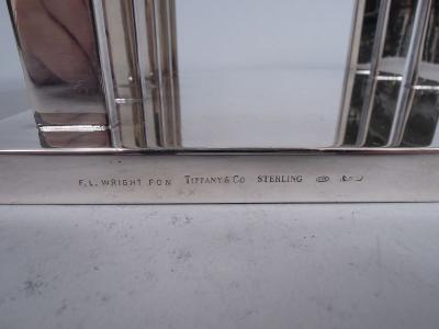  Tiffany Co Tiffany Sterling Silver Centerpiece Designed by Frank Lloyd Wright