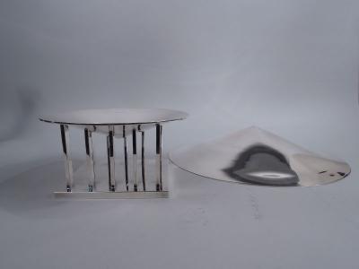  Tiffany Co Tiffany Sterling Silver Centerpiece Designed by Frank Lloyd Wright