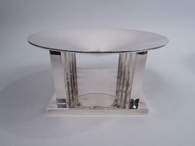  Tiffany Co Tiffany Sterling Silver Centerpiece Designed by Frank Lloyd Wright