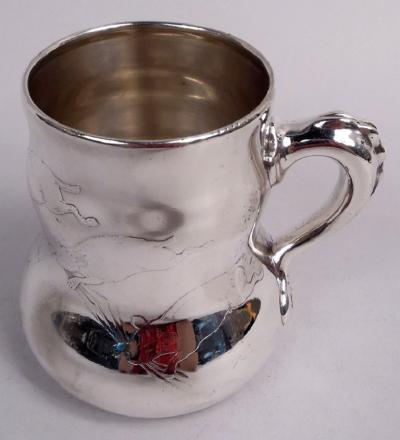 Tiffany Co Tiffany Sterling Silver Three Blind Mice Nursery Rhyme Baby Cup