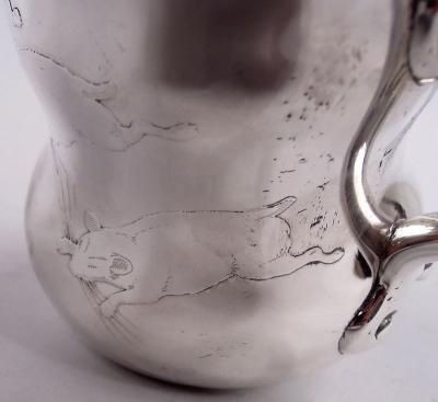  Tiffany Co Tiffany Sterling Silver Three Blind Mice Nursery Rhyme Baby Cup