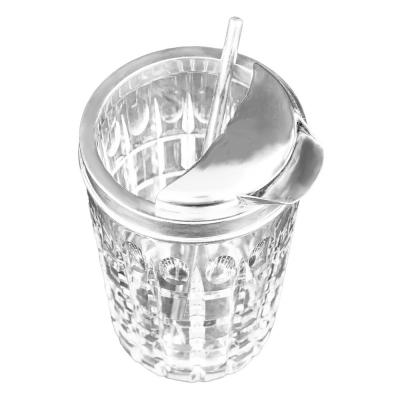  Tiffany Co Tiffany Sterling and Crystal Cocktail Pitcher