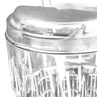  Tiffany Co Tiffany Sterling and Crystal Cocktail Pitcher