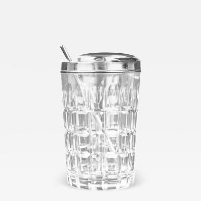  Tiffany Co Tiffany Sterling and Crystal Cocktail Pitcher