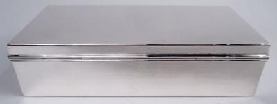  Tiffany Co Tiffany Stylish Midcentury Modern Sterling Silver Desk Box