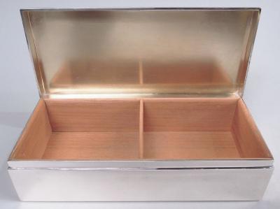  Tiffany Co Tiffany Stylish Midcentury Modern Sterling Silver Desk Box