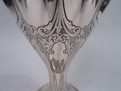  Tiffany Co Tiffany Tall Victorian Classical Sterling Silver Vase