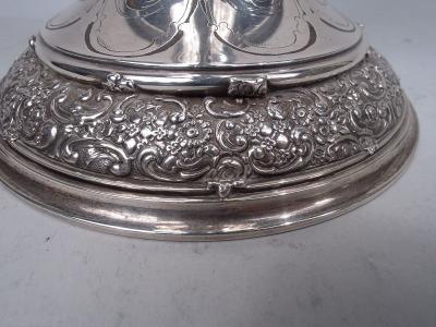  Tiffany Co Tiffany Tall Victorian Classical Sterling Silver Vase