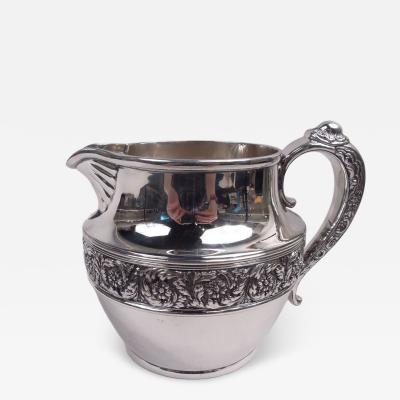  Tiffany Co Tiffany Victorian Classical Repousse Sterling Silver Bar Pitcher
