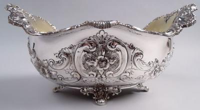  Tiffany Co Tiffany Victorian Classical Sterling Silver Shell Scroll Bowl