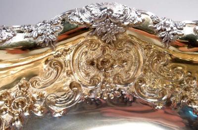  Tiffany Co Tiffany Victorian Classical Sterling Silver Shell Scroll Bowl