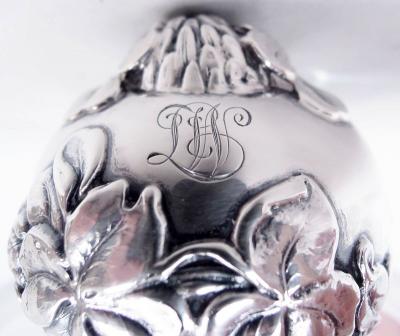  Tiffany Co Tiffany Victorian Sterling Silver Brilliant Cut Glass Candy Jar