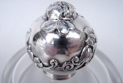  Tiffany Co Tiffany Victorian Sterling Silver Brilliant Cut Glass Candy Jar