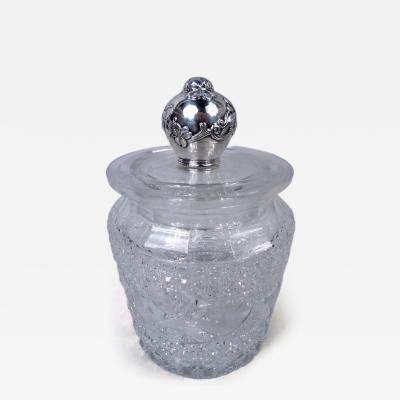  Tiffany Co Tiffany Victorian Sterling Silver Brilliant Cut Glass Candy Jar