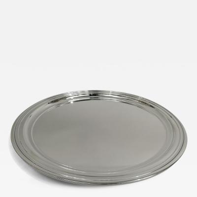 Tiffany Co Tiffany Wartime Era Modern Sterling Silver 10 Inch Round Tray