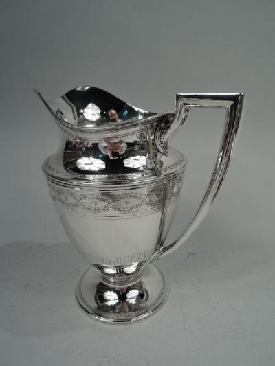  Tiffany Co Tiffany Winthrop Drinks Set for 6 with Pitcher Goblets on Tray