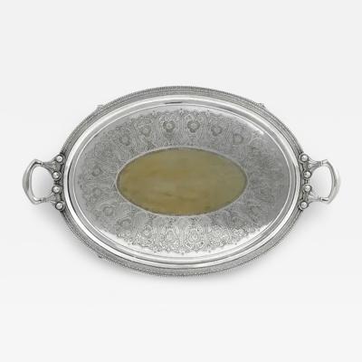  Tiffany Co Tiffany and Co Silver Soldered Tray Plateau by Edward Moore