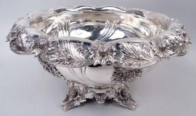  Tiffany Co Very Desirable Tiffany Chrysanthemum Centerpiece Punchbowl