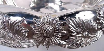  Tiffany Co Very Desirable Tiffany Chrysanthemum Centerpiece Punchbowl