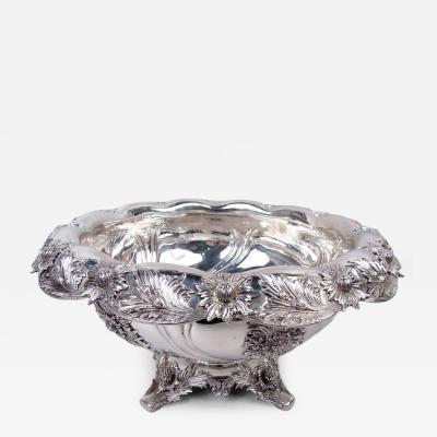  Tiffany Co Very Desirable Tiffany Chrysanthemum Centerpiece Punchbowl