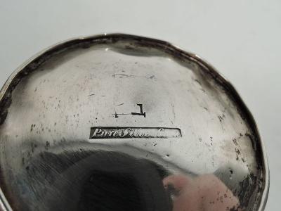  Tifft Whiting American Classical Coin Silver Christening Mug by Tifft Whiting