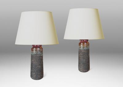  Tilgman KeramiK Pair of Table Lamps by Tilgmans Keramik