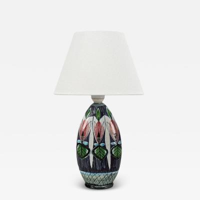  Tilgman KeramiK Tilgmans Keramik Swedish Modern Ceramic Table Lamp Sweden 1960s