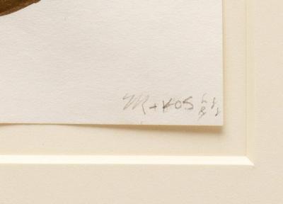  Tim Rollins Studio K O S Untitled Study for Amerika Series 1988