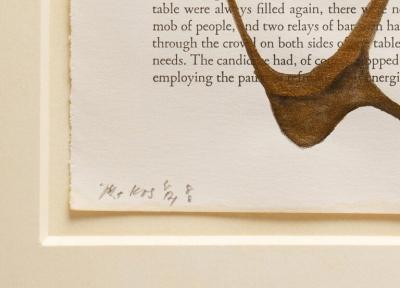  Tim Rollins Studio K O S Untitled Study for Amerika Series 1988