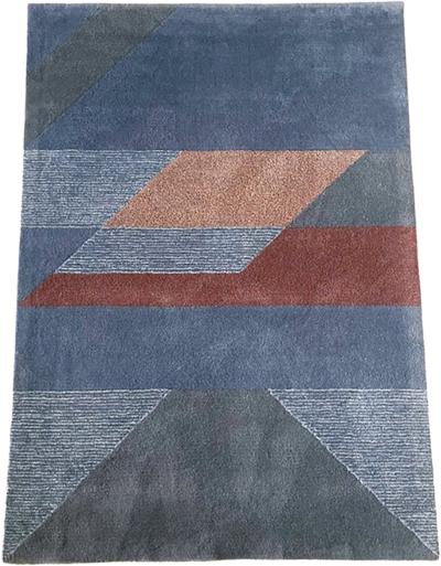  Tisca Artisca Vermont Hand Tufted Rug 1980 1990s France