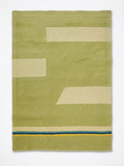  Tisca Artisca Vermont Hand Tufted Wool Rug France 1970s 1980s