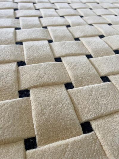  Tisca Hand Tufted Rug Interwoven by Tisca France 1990s