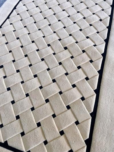  Tisca Hand Tufted Rug Interwoven by Tisca France 1990s