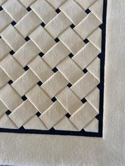  Tisca Hand Tufted Rug Interwoven by Tisca France 1990s