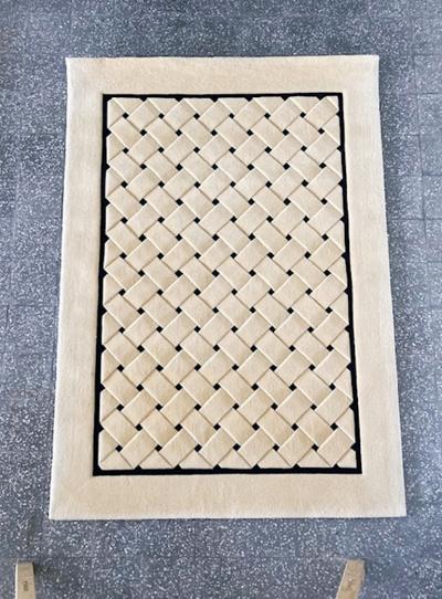  Tisca Hand Tufted Rug Interwoven by Tisca France 1990s