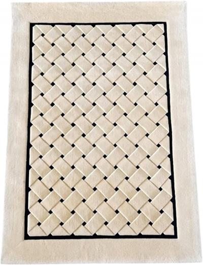 Tisca Hand Tufted Rug Interwoven by Tisca France 1990s