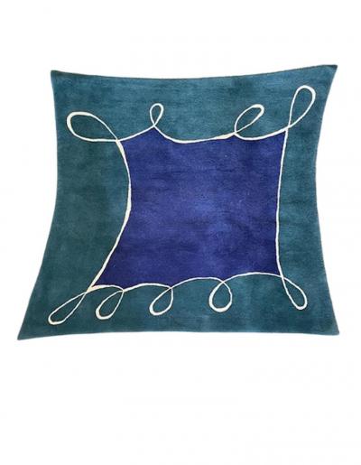  Tisca Large Hand Tufted Wool Rug by Tisca Switzerland 1990s