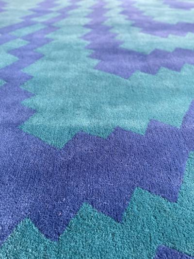  Tisca TISCA LEON Hand Tufted Wool Rug Design by Ulrike Sarvari France 1990s